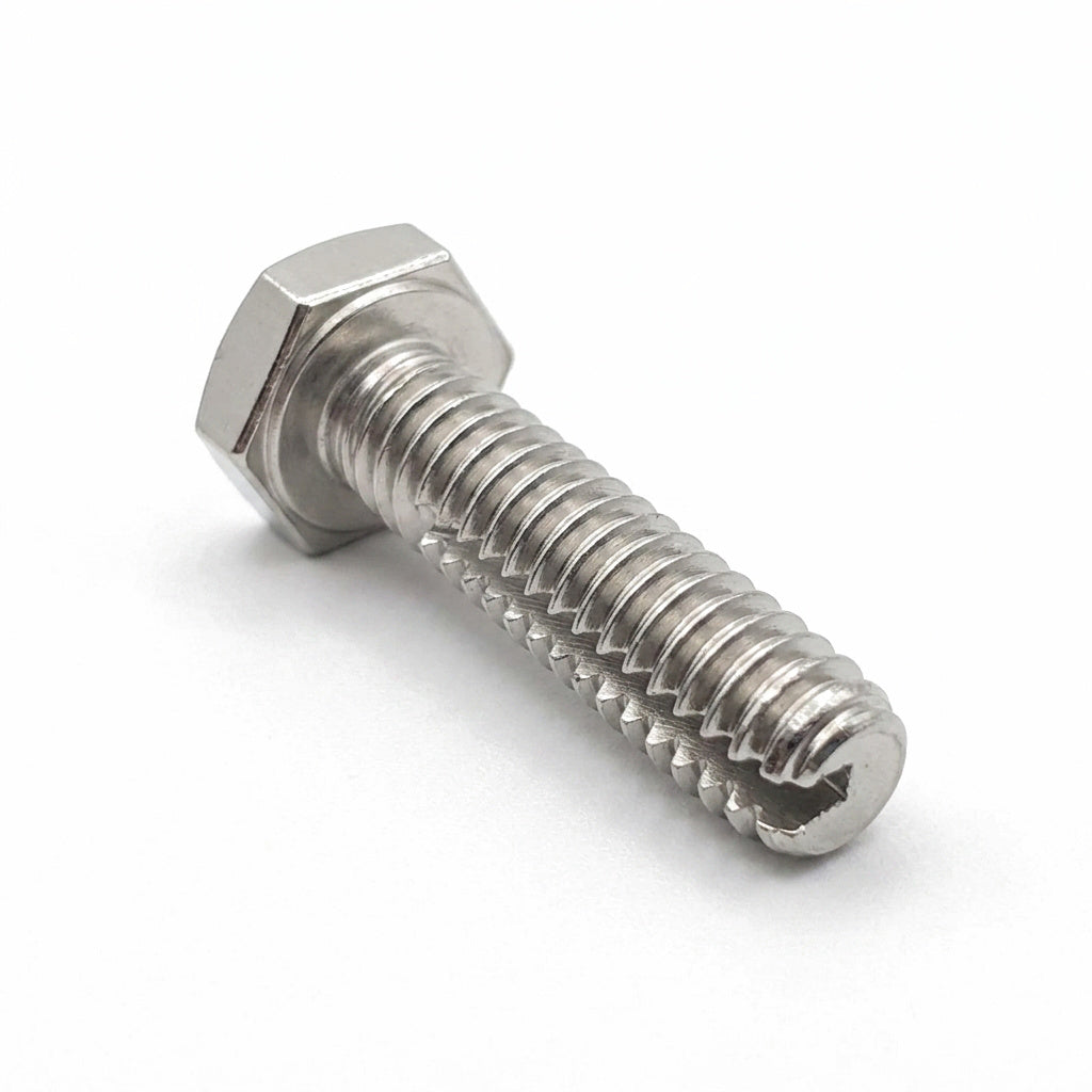 Drywall Master 1/4-20X1" SS Hex Head Screw W/Cable Slot